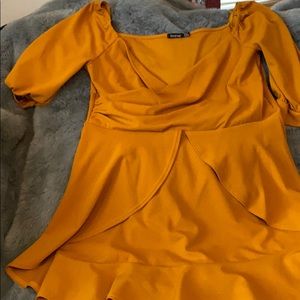 Honey mustard dress